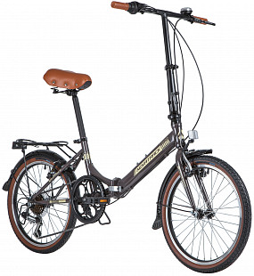 Велосипед Novatrack Aurora 20" (2020) 20FAURORA6S.BN20 brown