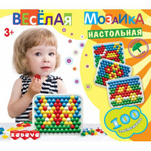 Игрушка пластмассовая Веселая мозаика настольная 12201A