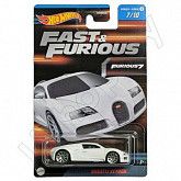 Машинка Hot Wheels Fast & Furious Bugatti Veyron 7/10 (HNR88 HNT17)