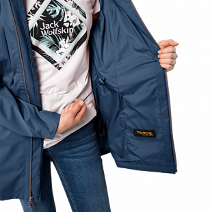 Пальто женское Jack Wolfskin Dakar Parka W ocean wave
