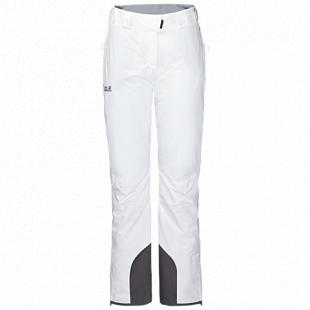 Брюки женские Jack Wolfskin Powder Mountain Pants W white rush