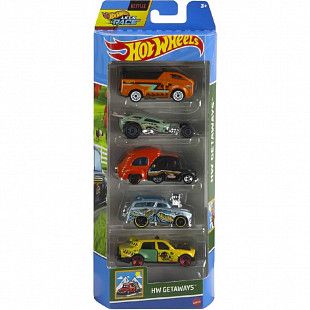 Набор машинок Hot Wheels HW Getaways 5 шт. (1806 HTV46)