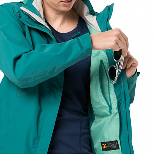 Куртка женская Jack Wolfskin Seven Lakes Jacket W emerald green