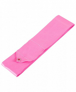 Лента для художественной гимнастики Amely 4 м с палочкой 46 см AGR-201 pink