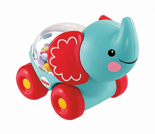 Игрушка-каталка Fisher Price Веселый слоник BGX29 CMV98