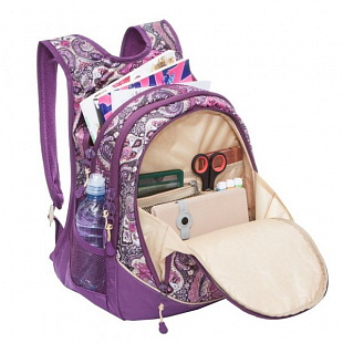 Рюкзак GRIZZLY RD-835-1 purple/beige