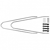 Комплект SKS U-стоек для VELO65 MOUNTAIN 11088