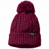 Шапка мужская Jack Wolfskin Stormlock Pompom Beanie dark ruby 1905091-2501561