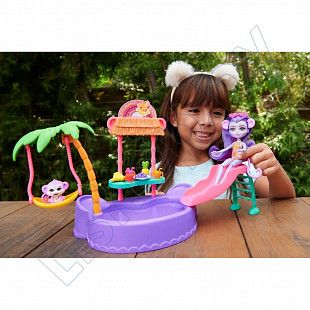 Игровой набор Enchantimals Тропический бассейн с обезьянками (HTW73)