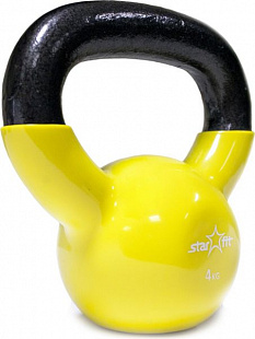 Гиря виниловая Starfit DB-401 4 кг yellow