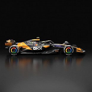 Машинка Hot Wheels Premium McLaren Formula 1 Team (#4) (HRV11 JBM11)