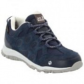 Полуботинки женские Jack Wolfskin Rocksand Texapore Low W midnight blue