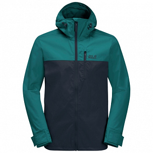 Ветрозащитная куртка мужская Jack Wolfskin Desert Wind Jacket M emerald green