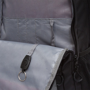 Рюкзак GRIZZLY RU-136-3 /2 black/light blue