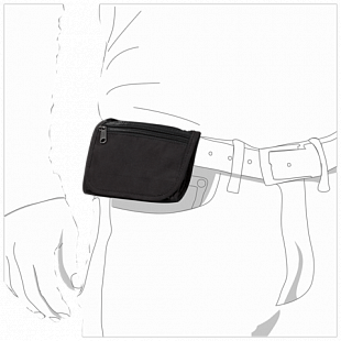 Сумка нагрудная Jack Wolfskin Organizer black 8006751-6000