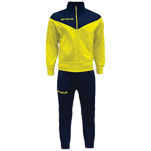 Спортивный костюм Givova Tuta Venezia TR030 yellow/blue