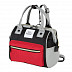Сумка-рюкзак Polar 18242 black/grey/red