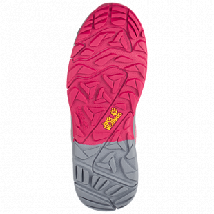 Полуботинки детские Jack Wolfskin Grivla Texapore Low G azalea red