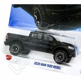 Машинка Hot Wheels Базовой коллекции 2020 Dodge Ram 1500 Rebel 24/250 (5785 HTD63) mainline 2024