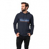 Пуловер мужский Jack Wolfskin Slogan Hoody M night blue