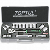 Набор головок Toptul 1/2 8-24 мм Pro Line GCAD1502