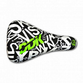 Велоседло DDK FIX-2 C17 black/white/green