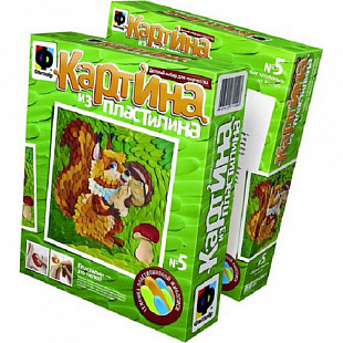 Творческий набор Fantazer 67763 Картина из пластилина «Лесные хлопоты» 447005
