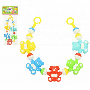 Погремушка-подвеска Полесье Забавные зверята 66см 71590