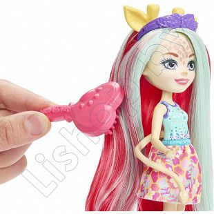 Игровой набор Enchantimals Гламурные прически Жирафа Джиллиан (HNV29)