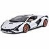 Машинка Bburago 1:18 Lamborghini Sian FKP 37 (18-11046) white