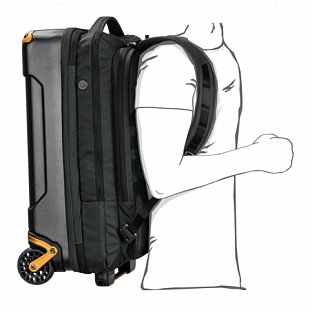 Чемодан Jack Wolfskin Trt Rail 40 phantom 2007031-6350