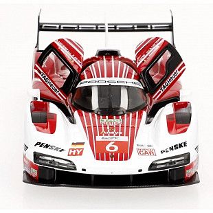 Машинка Bburago 1:24 Porsche 963 (2024) (18-28042) #6 Qatar Race
