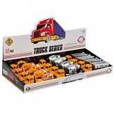 Набор металлических машин Shenzhen Toys машин строительной техники CF16-C1 (12шт)