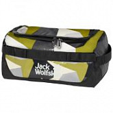 Косметичка Jack Wolfskin Expedition Wash Bag green geo block 8006861-8124