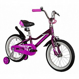 Велосипед Novatrack 16" Novara (2022) алюминий purple