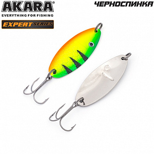 Блесна колеблющаяся Akara Expert Черноспинка 65 мм 6/SIL BL-CH65-18-6/SIL