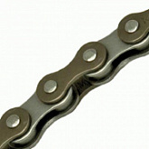 Велоцепь KMC Z610HX, 1 скорость, 1/8", 112 links, brown-silver, BXZ61HX2