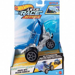Машинка Hot Wheels Let’s Race Activate! Shark Bite Requin Mordeur (JJX15 JJX21)
