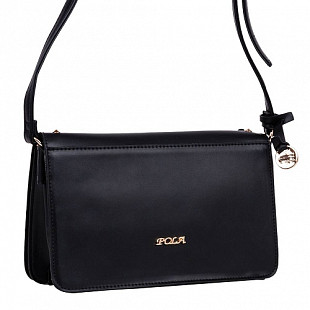 Женская сумка из кожи Pola 64434 black