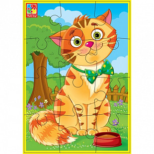 Мягкие пазлы А5 Vladi Toys Любимцы Кот VT1103-52