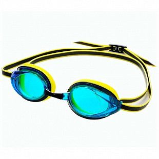 Очки для плавания Alpha Caprice AD-1710 yellow/blue