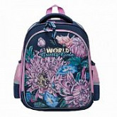 Рюкзак школьный GRIZZLY RA-879-5 /1 dark blue