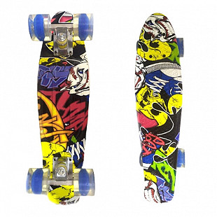 Penny board (пенни борд) Display Joker LED blue