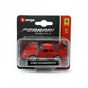 Коллекционная машина Bburago 1:64 Ferrari F40 Competizione (18-56000) red
