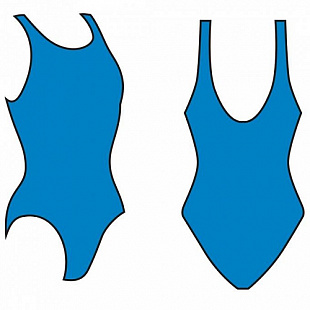 Купальник детский спортивный Atemi bluish BG1 3