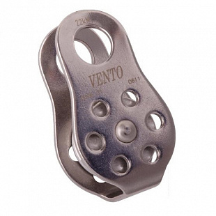 Блок-ролик одинарный Vento Спасатель Про V2 н/ж сталь с подшипником