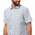 Рубашка мужская Jack Wolfskin Hot Springs Shirt M white rush checks