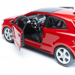 Модель автомобиля Bburago 1:24 Volkswagen Polo GTI Mark 5 (18-21059) red