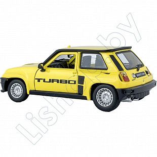 Машинка Bburago Renault 5 Turbo (18-21088) yellow
