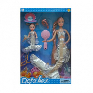 Куклы Defa Русалки 8302 silver